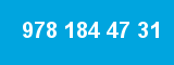 978 184 47 31